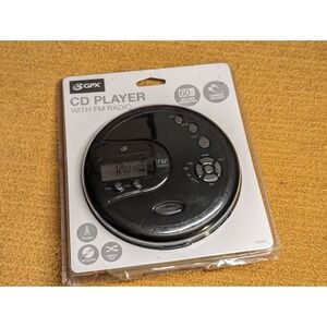 GPX Portable CD Player AntiSkip Protection FM Radio Stereo Earbuds New Sealed